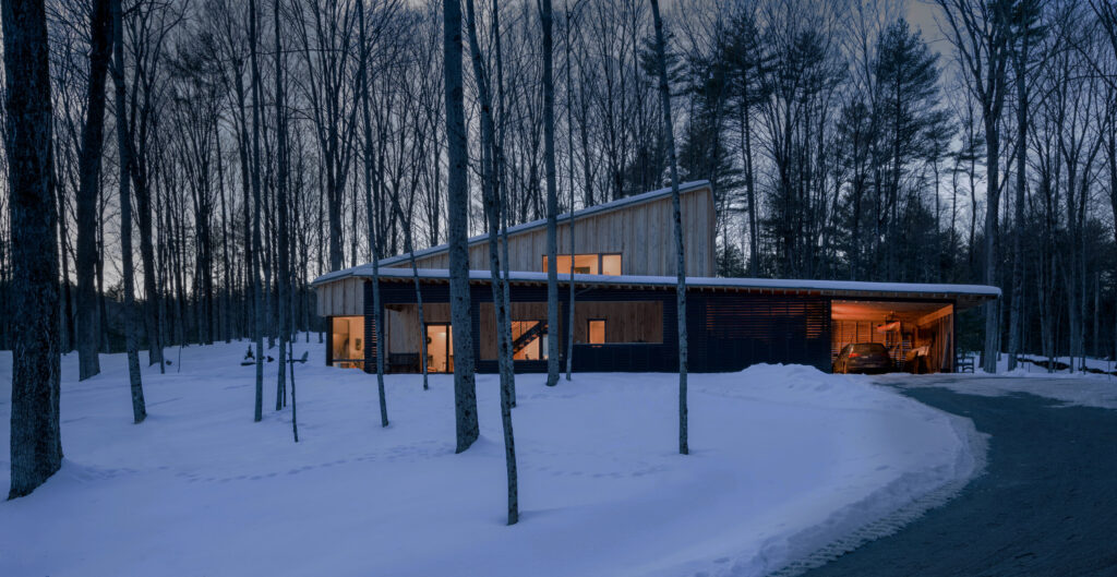 Robert Swinburne's New England Dream House is just one of the high performance homes he he built - the Sugarbush House