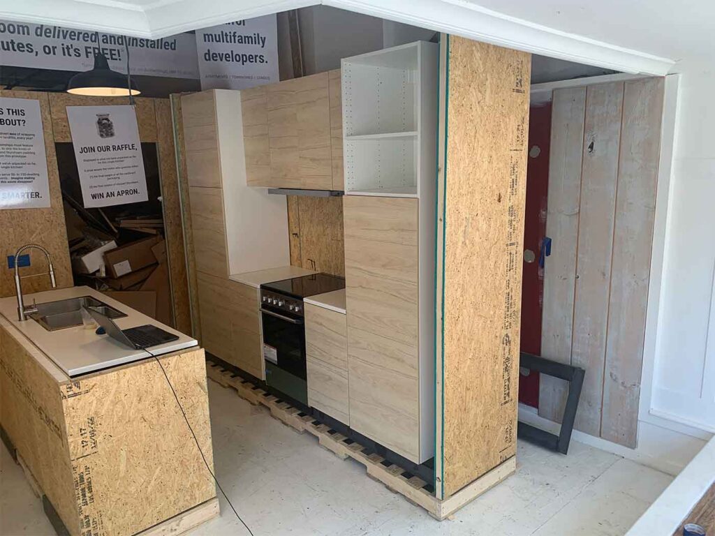 Logic Building Systems sustainable modular kitchen bathroom eco-friendly construction